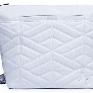 Lug Quilted White Tote Bag